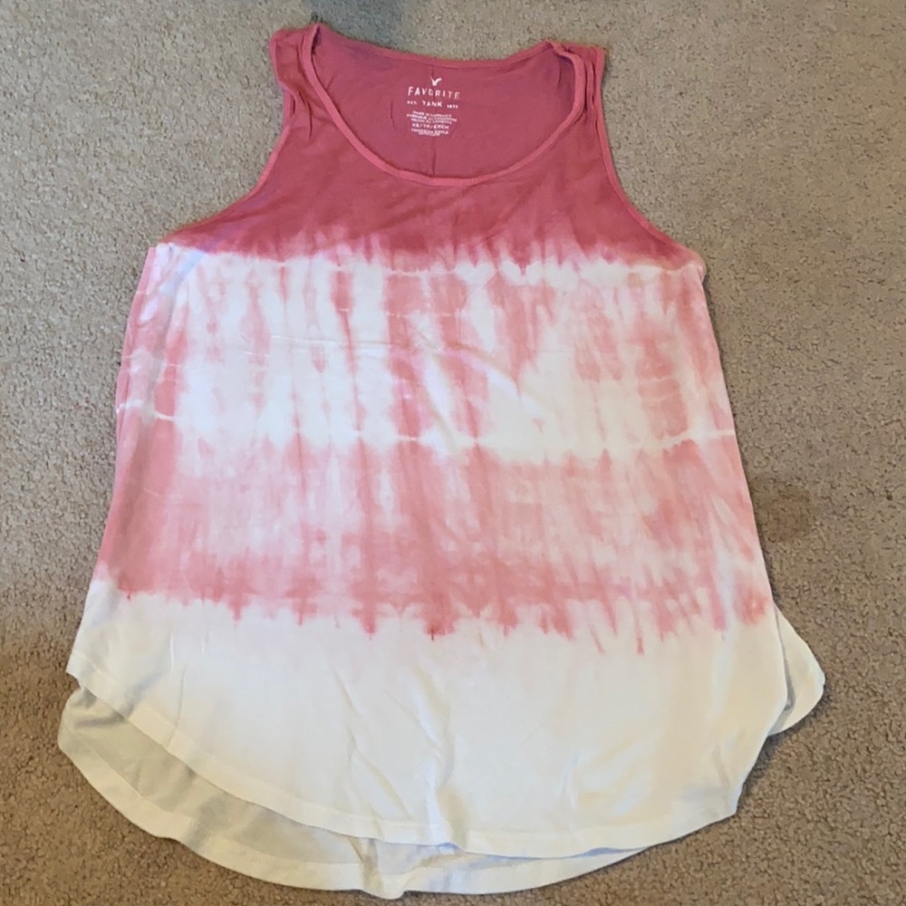 American Eagle tie dye tank